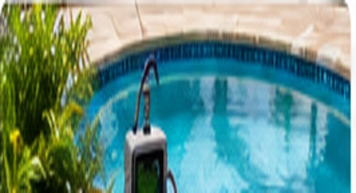 Pool leak detection inspection near a swimming pool