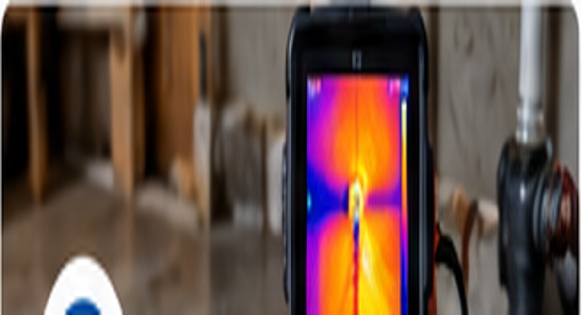 Thermal imaging camera used to investigate possible hidden moisture
